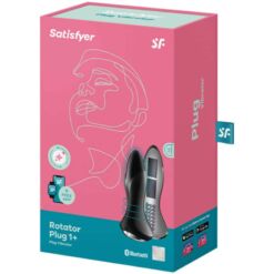 Comprar SATISFYER - ROTATOR PLUG 1+ PLUG VIBRADOR APP NEGRO al mejor precio - Envíos Discretos