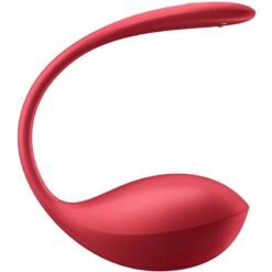 Comprar SATISFYER - SHINY PETAL ESTIMULADOR PUNTO G CONTROL REMOTO ROJO APP GRATUITA al mejor precio - Envíos Discretos