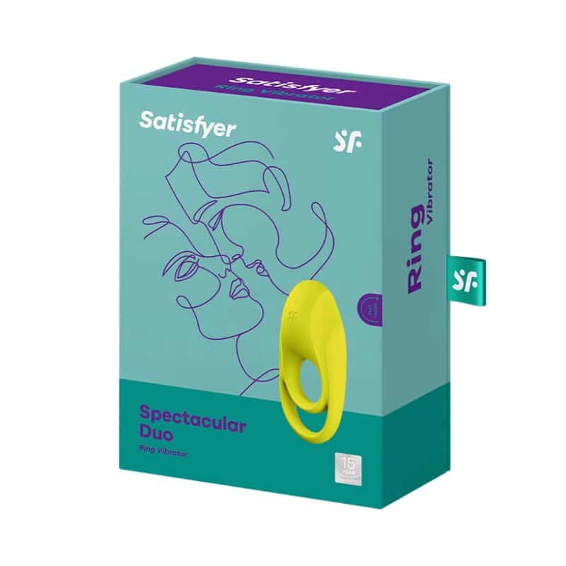 SATISFYER - SPECTACULAR DUO ANILLO VIBRADOR AMARILLO - piKanteo | Despierta tu lado más piKante Comprar SATISFYER - SPECTACULAR DUO ANILLO VIBRADOR AMARILLO al mejor precio - Envíos Discretos