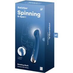 Comprar SATISFYER - SPINNING G-SPORT 1 VIBRADOR ROTADOR AZUL al mejor precio - Envíos Discretos
