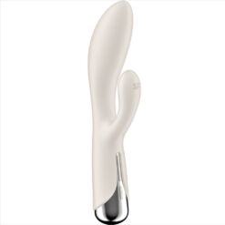Comprar SATISFYER - SPINNING RABBIT 1 ESTIMULACION CLITORIS Y PUNTO G BEIGE al mejor precio - Envíos Discretos