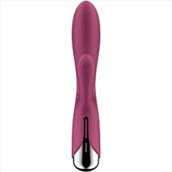 Comprar SATISFYER - SPINNING RABBIT 1 ESTIMULACION CLITORIS Y PUNTO G ROJO al mejor precio - Envíos Discretos