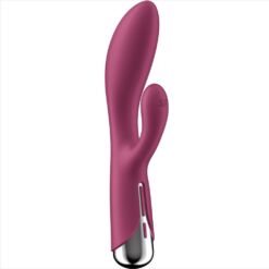 Comprar SATISFYER - SPINNING RABBIT 1 ESTIMULACION CLITORIS Y PUNTO G ROJO al mejor precio - Envíos Discretos