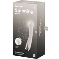 Comprar SATISFYER - SPINNING VIBE 1 VIBRADOR ROTADOR G-SPOT BEIGE al mejor precio - Envíos Discretos