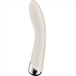 Comprar SATISFYER - SPINNING VIBE 1 VIBRADOR ROTADOR G-SPOT BEIGE al mejor precio - Envíos Discretos