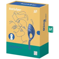 Comprar SATISFYER - SWORDSMAN ANILLO VIBRADOR AZUL al mejor precio - Envíos Discretos