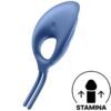 Comprar SATISFYER - SWORDSMAN ANILLO VIBRADOR AZUL al mejor precio - Envíos Discretos