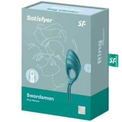 Comprar SATISFYER - SWORDSMAN ANILLO VIBRADOR VERDE al mejor precio - Envíos Discretos