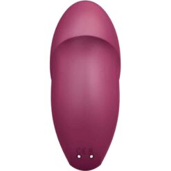 Comprar SATISFYER - TAP & CLIMAX 1 VIBRADOR LAY-ON ROJO al mejor precio - Envíos Discretos