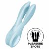 Comprar SATISFYER - THREESOME 1 VIBRADOR AZUL al mejor precio - Envíos Discretos