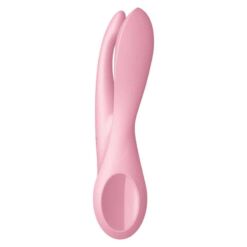 Comprar SATISFYER - THREESOME 1 VIBRADOR ROSA al mejor precio - Envíos Discretos
