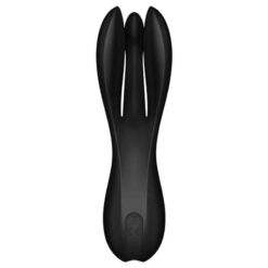 Comprar SATISFYER - THREESOME 2 VIBRADOR NEGRO al mejor precio - Envíos Discretos