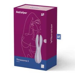 Comprar SATISFYER - THREESOME 2 VIBRADOR VIOLETA al mejor precio - Envíos Discretos