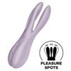 Comprar SATISFYER - THREESOME 2 VIBRADOR VIOLETA al mejor precio - Envíos Discretos