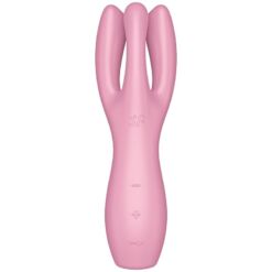 Comprar SATISFYER - THREESOME 3 VIBRADOR ROSA al mejor precio - Envíos Discretos