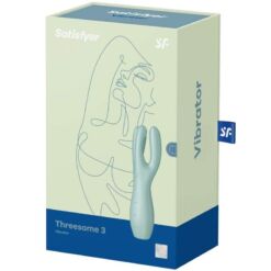 Comprar SATISFYER - THREESOME 3 VIBRADOR VERDE al mejor precio - Envíos Discretos