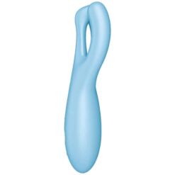 Comprar SATISFYER - THREESOME 4 VIBRADOR APP AZUL al mejor precio - Envíos Discretos