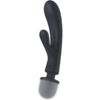 Comprar SATISFYER - TRIPLE LOVER MASAJEADOR VIBRADOR RABBIT GRIS al mejor precio - Envíos Discretos