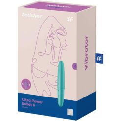 Comprar SATISFYER - ULTRA POWER BULLET 6 BALA VIBRADORA TURQUESA al mejor precio - Envíos Discretos