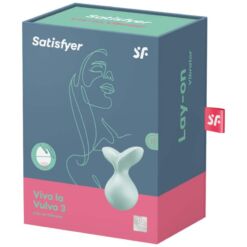 Comprar SATISFYER - VIVA LA VULVA 3 VIBRADOR LAY-ON VERDE al mejor precio - Envíos Discretos