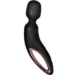 Comprar SATISFYER - WAND ERLAND MASAJEADOR VIBRADOR NEGRO al mejor precio - Envíos Discretos