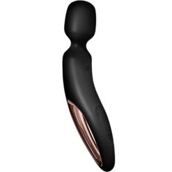 Comprar SATISFYER - WAND ERLAND MASAJEADOR VIBRADOR NEGRO al mejor precio - Envíos Discretos