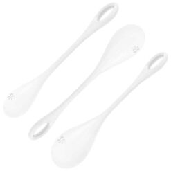 Comprar SATISFYER - YONI POWER 1 KIT DE ENTRENAMIENTO BLANCO al mejor precio - Envíos Discretos