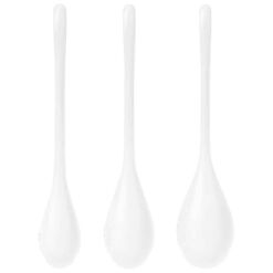 Comprar SATISFYER - YONI POWER 1 KIT DE ENTRENAMIENTO BLANCO al mejor precio - Envíos Discretos