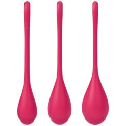Comprar SATISFYER - YONI POWER 1 KIT DE ENTRENAMIENTO ROJO al mejor precio - Envíos Discretos