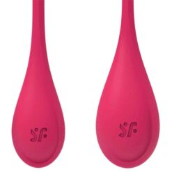 Comprar SATISFYER - YONI POWER 1 KIT DE ENTRENAMIENTO ROJO al mejor precio - Envíos Discretos