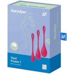 Comprar SATISFYER - YONI POWER 1 KIT DE ENTRENAMIENTO ROJO al mejor precio - Envíos Discretos
