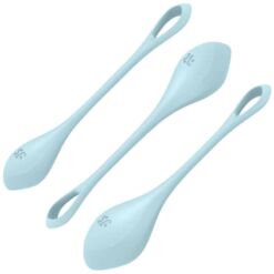 Comprar SATISFYER - YONI POWER 2 KIT DE ENTRENAMIENTO AZUL al mejor precio - Envíos Discretos