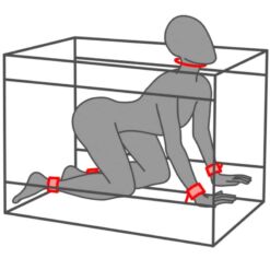 Comprar SECRET DOME - KINK CLUB LA NICHE CABINA  NEGRO & ROJO al mejor precio - Envíos Discretos
