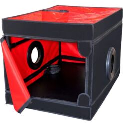Comprar SECRET DOME - KINK CLUB LA NICHE CABINA  NEGRO & ROJO al mejor precio - Envíos Discretos