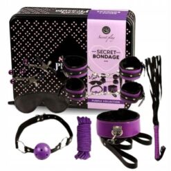 Comprar SECRETPLAY - BDSM SET 8PCS LILA / NEGRO al mejor precio - Envíos Discretos