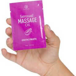 Comprar SECRETPLAY - MONODOSIS ACEITE DE MASAJE FRUTAS EXÓTICAS 10 ML al mejor precio - Envíos Discretos