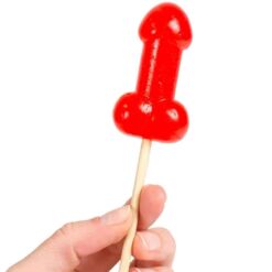 Comprar SECRETPLAY - PIRULETA PENE CARAMELO CEREZA CON EFECTO CALOR PICANTE al mejor precio - Envíos Discretos