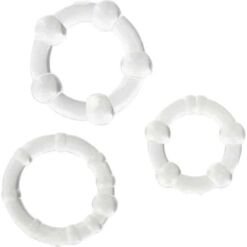 Comprar SEVEN CREATIONS - JUEGO TRES ANILLOS PENE TRANSPARENTE al mejor precio - Envíos Discretos
