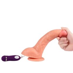 Comprar SHEQU - BEAST DILDO VIBRADOR CON CONTROL REMOTO 24,5 CM al mejor precio - Envíos Discretos