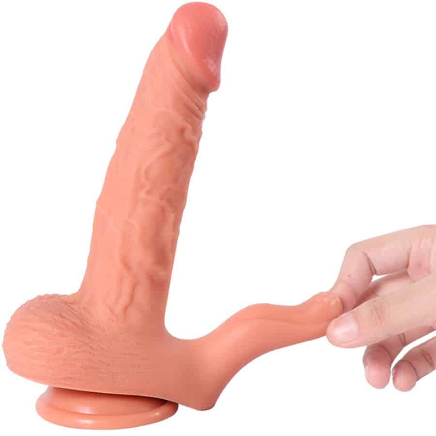 SHEQU - HAYDEN DILDO Y ESTIMULADOR DE CLÍTORIS CON VIBRACIÓN Y CONTROL REMOTO 16 CM - piKanteo | Despierta tu lado más piKante Comprar SHEQU - HAYDEN DILDO Y ESTIMULADOR DE CLÍTORIS CON VIBRACIÓN Y CONTROL REMOTO 16 CM al mejor precio - Envíos Discretos