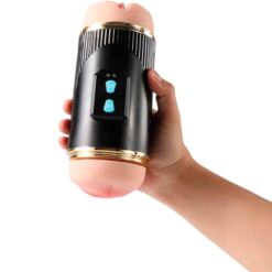 Comprar SHEQU - KAY MASTURBADOR DOBLE CON VIBRACIÓN DUAL BOCA Y VAGINA al mejor precio - Envíos Discretos