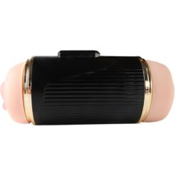 Comprar SHEQU - KAY MASTURBADOR DOBLE CON VIBRACIÓN DUAL BOCA Y VAGINA al mejor precio - Envíos Discretos