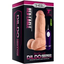 Comprar SHEQU - RED EAGLE DILDO VIBRADOR CON CONTROL REMOTO 17 CM al mejor precio - Envíos Discretos