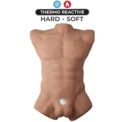 Comprar SILEXD - APOLLO L TORSO REALÍSTICO MASCULINO CARAMELO al mejor precio - Envíos Discretos