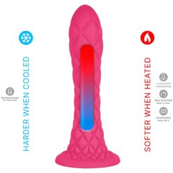 Comprar SILEXD - DREAMY DILDO FANTASY SILICONA LIQUIDA TERMOREACTIVO FUCSIA 18.5 CM al mejor precio - Envíos Discretos
