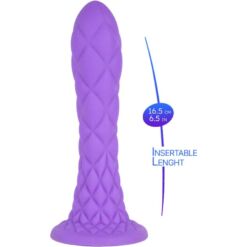 Comprar SILEXD - DREAMY DILDO FANTASY SILICONA LIQUIDA TERMOREACTIVO VIOLETA 18.5 CM al mejor precio - Envíos Discretos