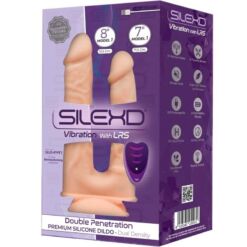 Comprar SILEXD - MODELO 1 PENE REALÍSTICO DOBLE PENETRACION VIBRADOR SILICONA PREMIUM SILEXPAN CONTROL REMOTO 17.5 / 19.5 CM al mejor precio - Envíos Discretos
