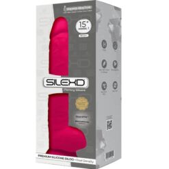 Comprar SILEXD - MODELO 1 PENE REALÍSTICO SILICONA PREMIUM SILEXPAN FUCSIA 38 CM al mejor precio - Envíos Discretos