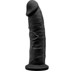 Comprar SILEXD - MODELO 2 PENE REALÍSTICO SILICONA PREMIUM SILEXPAN NEGRO 19 CM al mejor precio - Envíos Discretos