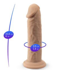 Comprar SILEXD - PENE REALÍSTICO MODELO 2 SILICONA TERMOREACTIVO 15.4 CM al mejor precio - Envíos Discretos